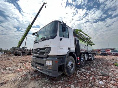 China Professional Vertical Reach Of 52m Semi Dry Cement Pump Truck In Excellent Condition for sale