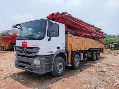 China Good 56 Meters Concrete Pump Truck with 4 Boom Sections 19 Years Old Condition Sells Well for sale