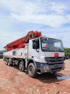 China Used Concrete Pump Trucks 56 meters Stable Working and Normal Functions for sale