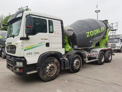 China 2021 ZOOMLION 12m³ Used  Concrete Truck Mixer on HOWO Chassis for Sale for sale