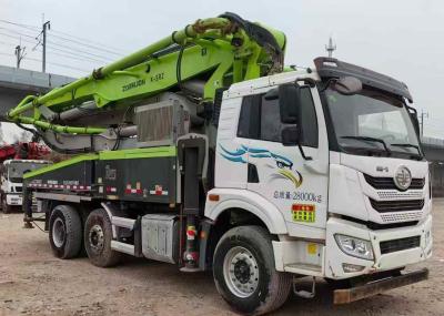 China 2021 Used Hydraulic Concrete Pump 43 Meters With 3 Axles Mercedes Benz Chassis for sale