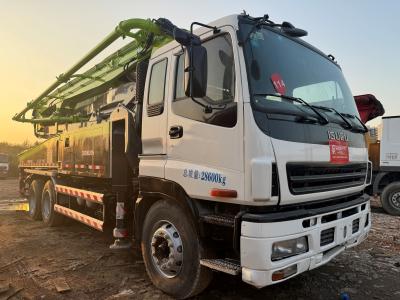 China Refurbished 2013 Zoomlion 38 m concrete pump truck to install Isuzu chassis zu verkaufen