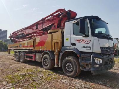 China Sany high performance used 62m concrete pump truck suitable for large building construction à venda