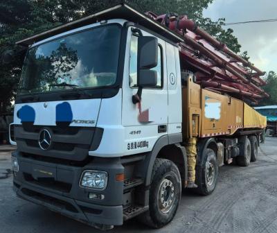 China Sany high performance used 62m concrete pump truck suitable for large building construction for sale