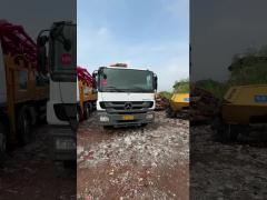 ZOOMLION Concrete pump truck 38 m installation pump truck chassis for sale