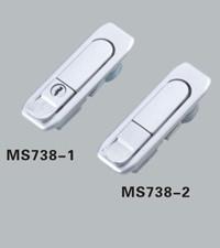 China MS738 push to open latch push button locks Panel Cabinet Handle Lock for sale