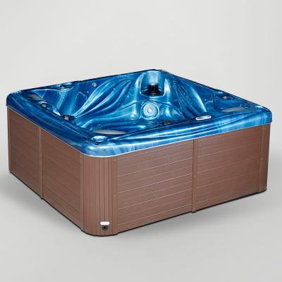 China Hot Sale Modern Rectangular Hot Tub USA Power Large Outdoor Luxury Acrylic Graphic for sale