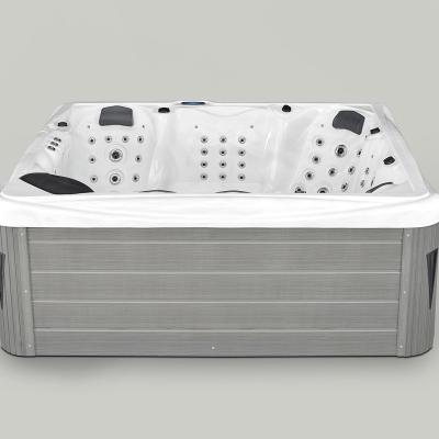 China Modern Hot Sale Large Hot Tub Rectangular Bath Spa Outdoor Luxury USA Acrylic for sale