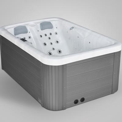 China Acrylic Small Spa Bathtub Portable Double Spa Bathtubs Body Soaking Freestanding for sale