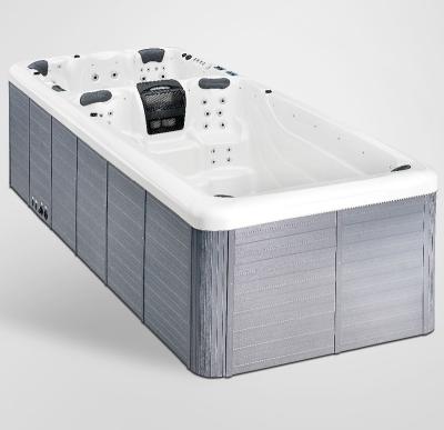 China 2021 Modern Luxury Acrylic Rectangle Bath Spa Outdoor Hot Tub Spas Swimming Pool for sale