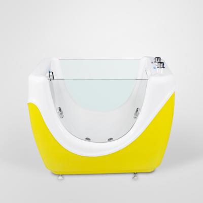 China Home / Hotel Colorful Bathtub / Public Portable Acrylic Bubble Baby Spa Equipment Baby Tub for sale