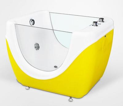 China Eco-freindly Baby Equipment Acrylic Bathtub Small Baby Tub For Spa for sale