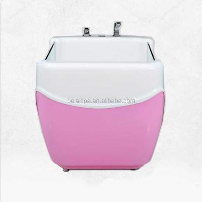 China Home / Hotel / Public White Cobuild Baby Spa Bathtub With Glass Panel for sale