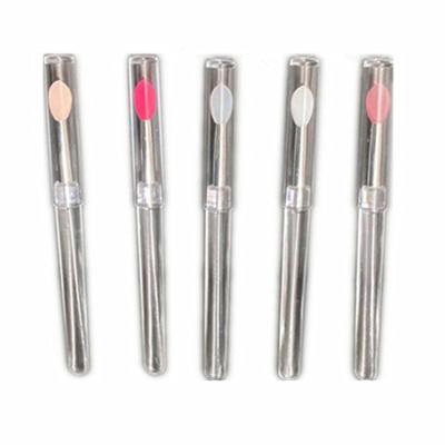 China Angular blush new products with sanitary cover silicone lip brush lip mask stick and convenient to wear multi-color spot for sale