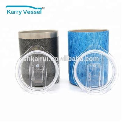 China Sustainable High Quality Multicolor-Plated Stainless Steel Double Vacuum Insulated Car Mug Travel Coffee Tumbler for sale