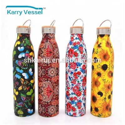 China Stainless Steel Sustainable Logo Sport Water Bottle Custom Insulated for Hot and Cold Water for sale