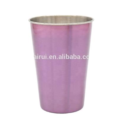 China 200-600ml Sustainable Color Custom Beer Iced Tea Tumblers, Wine and Water Mugs, Stainless Steel Camping Mugs for sale