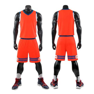 China Anti-Bacterial vetements de basket-ball custom print athletic wears basketball set polyester sublimation basketball uniform with custom logo for sale