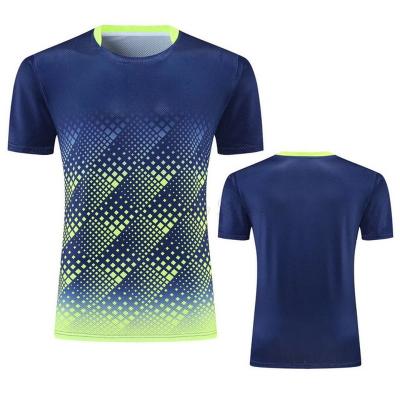 China Quick Dry Breathable Comfortable High Quality Sport Tennis T Shirt Men Women Badminton Tennis Training Shirts Girl Table Tennis Jerseys for sale