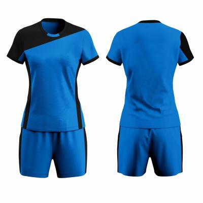 China Quick Dry Breathable Comfortable New Beach Sport Suit Design Color Blue Your Own Volleyball Uniform for sale