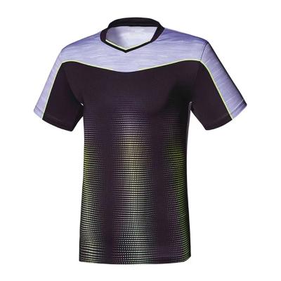 China Quick Dry Breathable Comfortable Design Sport Wear 2022 Men And Shorts Badminton Jersey for sale