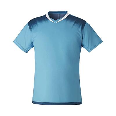 China Quick Dry Breathable Comfortable Blue Sublimation New Design Set Custom Badminton Jersey For Woman for sale