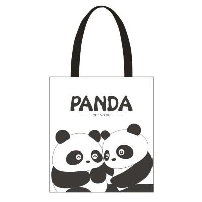 China PP Cartoon Chinese Panda Style And Portable Cute Strong Handbag Portable Bag for sale