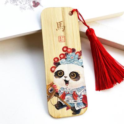 China China Interested Colorful Solid High Quality Popular Bamboo Landmark Cartoon Wooden Bookmark for sale