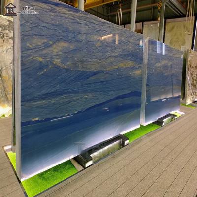 China China modern transparent blue sky onyx marble slab for sale for sale