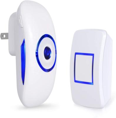 China Amazon Modern Hot Selling Wireless Doorbell With 38 Melodies Instant Led Waterproof Smart Chime And Door Bells for sale