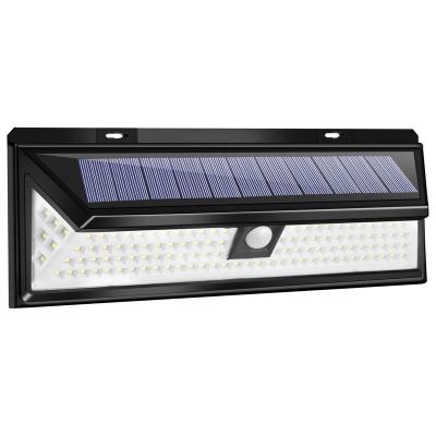 China Garden 118 COB LED Outdoor Wall Light Solar Wall Lights With Motion Sensor IP65 for sale