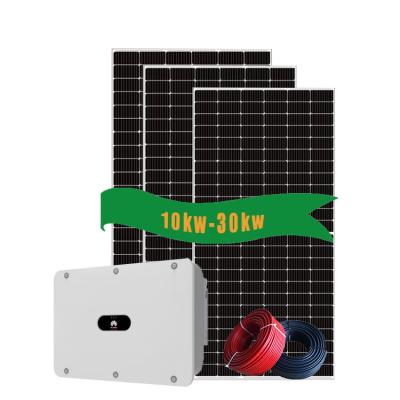 China Complete Solar System Equipment 5kw 10kw 20kw Home Solar System Home Hybrid Solar Power for sale