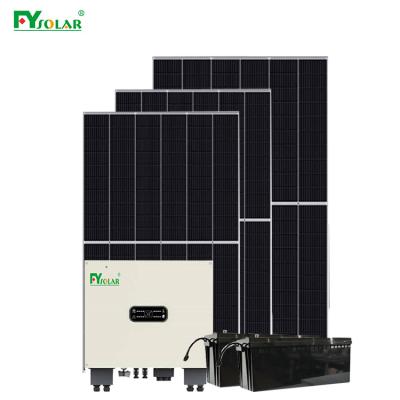 China Home Solar System 5kw Home Solar System 8kw 10kw Hybrid Solar Power System for sale