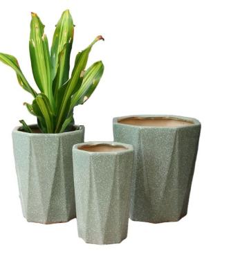 China Drainage Hole and Saucer Custom Design Tall Flower Pot Home Outdoor Elegant Ceramic Garden Decoration Planter Pot for sale