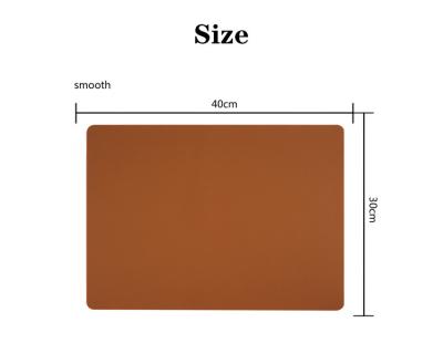 China China factory custom 2022 new design water proof silicone rectangle place mat sustainable heat insulated shiny household for sale