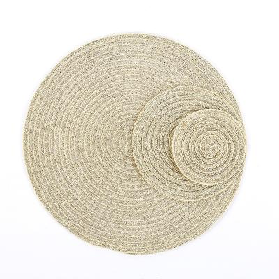 China Sustainable Modern Stylish Round Woven Decorative Area Rug Household Area Rug Western Area Rug for sale