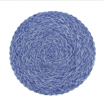 China Nordic Viable Three-Strand Ramie Cotton Yarn Dinner Place Mats Round Thickened Heat-insulating Multifunctional Woven Coaster for sale