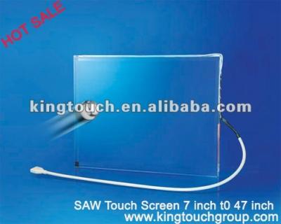 China Single-touch or Double-touch vandalism proof SAW touch screen for sale