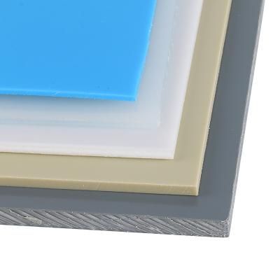 China 3mm 4mm Acrylic White 10mm Gray Color Extruded PP Polypropylene Solid Plastic Board for sale