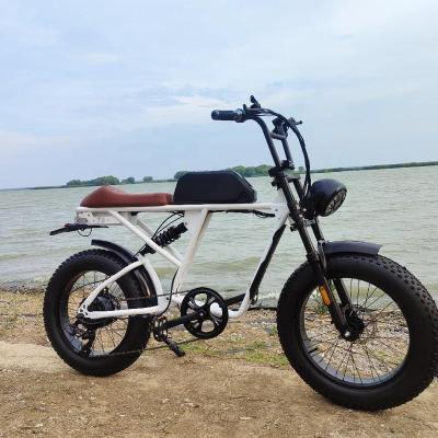 China Hotsale 48v 500w 10ah 20inch Fat Tire Mountain Snow Bike AITAIER Retro Mountain Adult E-Bike 73 Chinese Super Electric Bike Electric Bike for sale