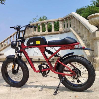 China AITAIER Electric Bike AITAIER Retro Mountain Bike 20inch Foldable Tire Ebike High Power 48V Super Fat Battery 500/750 Watt Folding Electric Bike 73 for sale