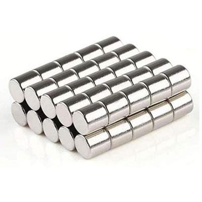 China Industrial Magnet Neodymium Magnet Rare Earth Strong Cylinder N52 Magnetic Rod Magnets for sale