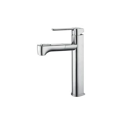 China High Quality Durable Bathroom Faucets Metered Modern White Basin Faucet for sale