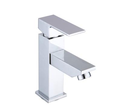 China Thermostatic Faucets Factory Supplier Square Welding Single Handle Bathroom Sink Faucet Basin Faucet for sale