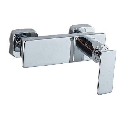 China Without Slide Bar Modern Bathroom Chrome Shower And Bath Faucet Wall Mounted for sale