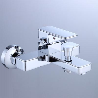 China With Slide Bar Bath Faucet Shower Set New Design Bathroom Chrome Finish Shower Faucet for sale