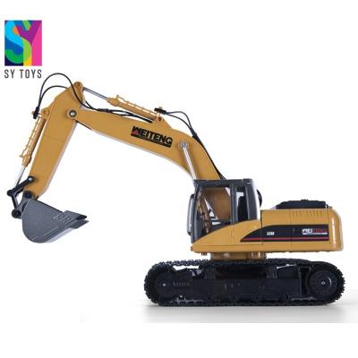 China Child vehicle toys 8CH child remote control vehicle rc excavator turning truck for sale