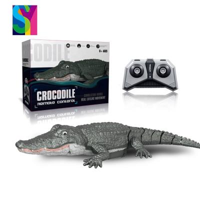 China RC Hobby SY Crocodile Remote Control Boat For Kids 4 Channels 2.4ghz Radio Control Crocodile Boat Rc Animal Toy for sale