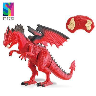 China Rc dinosaur toy SY hot sales jet rc dinosaur remote control infrared walking toy for sale