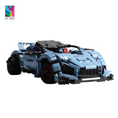 China Remote Control Toy SY TOYS Racing Car Remote Control Toy Building Block with 990pcs for sale